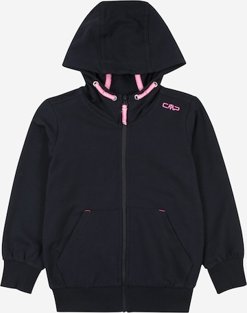 CMP Athletic Zip-Up Hoodie in Blue: front