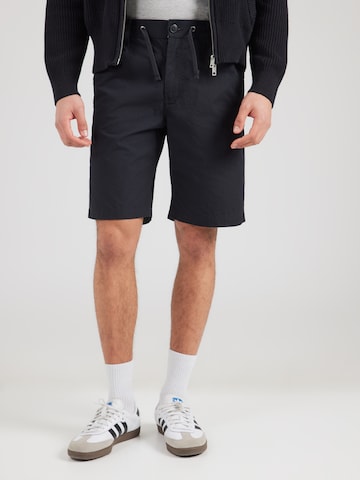 Vintage Industries Regularen Hlače | črna barva: sprednja stran