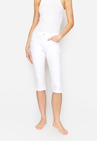 Angels Slimfit Jeans 'Anacapri' in Wit: voorkant