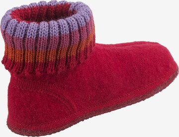 HAFLINGER Slippers 'Paul' in Red