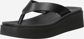 Flip-flops 'CARLENE' de la STEVE MADDEN pe negru: față