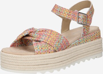 TOM TAILOR Sandals in Mixed colors: front