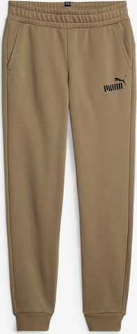 PUMA Tapered Broek in Beige: voorkant