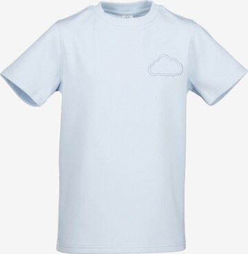 Donder Shirt 'Heavy Tee Essential Canary Yellow' in Blue: front