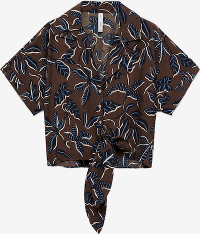 MANGO Bluza 'LIFE' u svijetlobež / plava / morsko plava / smeđa, Pregled proizvoda