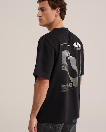 T-Shirt WE Fashion en noir