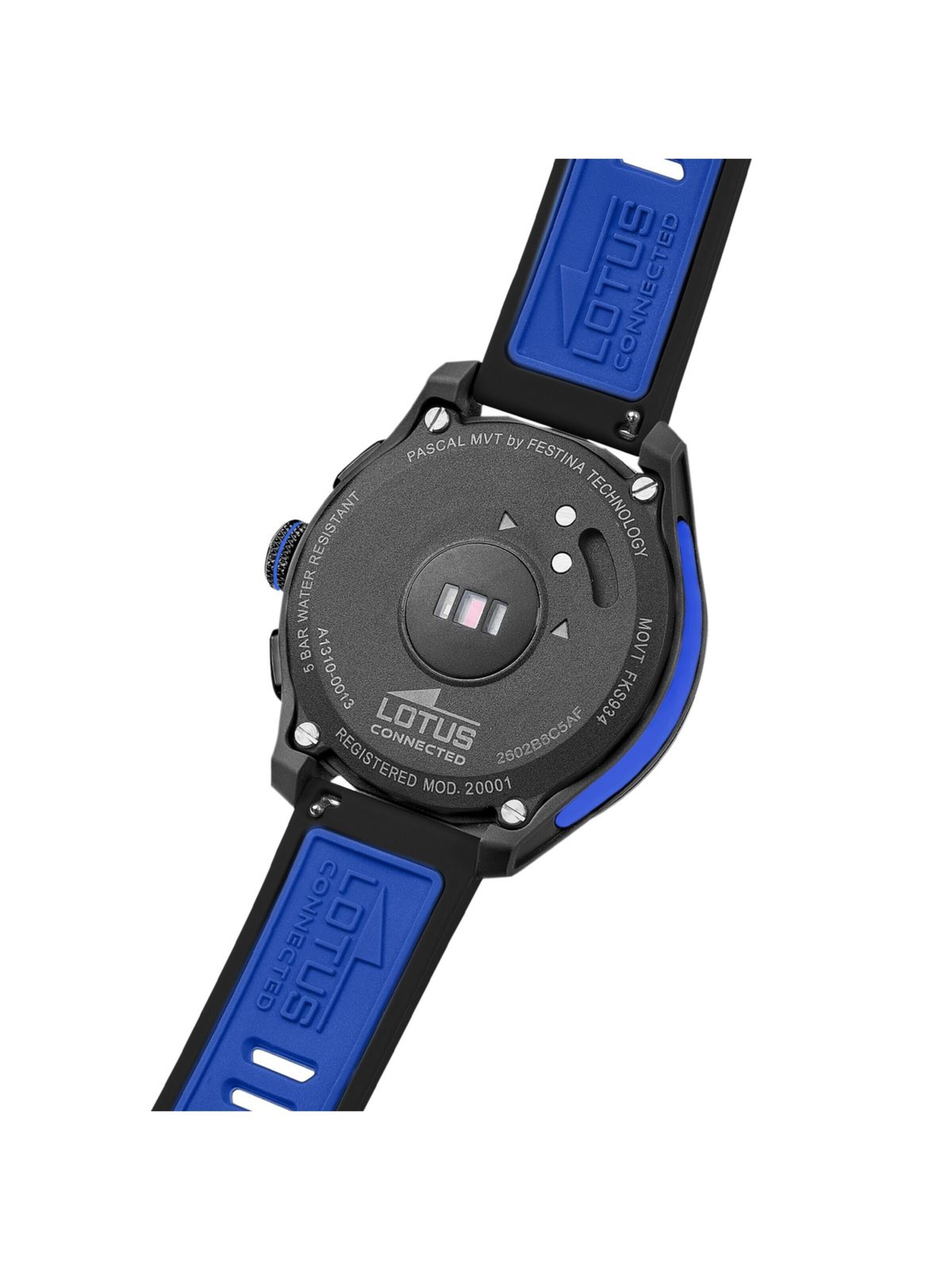 Montre digitale Lotus en noir