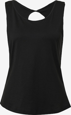 s.Oliver Top in Schwarz: Vorderseite