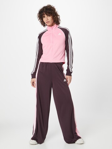 Costum de trening 'Teamsport' de la ADIDAS SPORTSWEAR pe roz: față