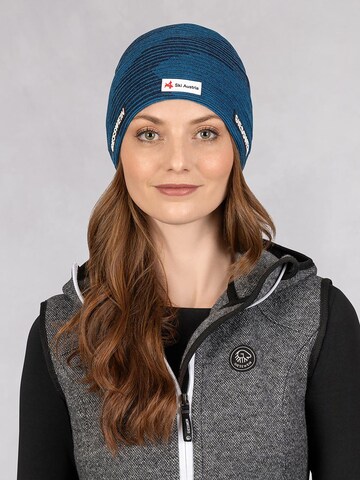 Bonnet 'Austria' GIESSWEIN en bleu : devant