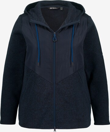 Ulla Popken Between-Season Jacket in Blue: front