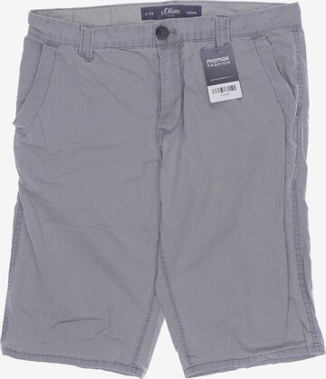 s.Oliver Shorts in 33 in Grey: front