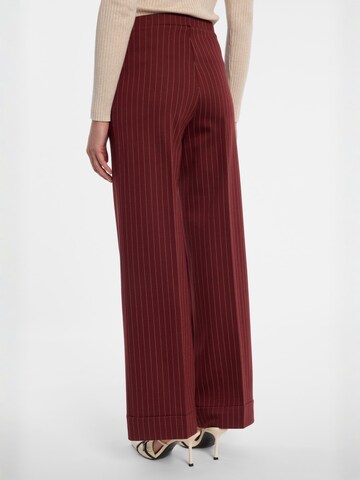 Ana Alcazar Regular Trousers 'Elaya' in Red