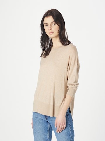 UNITED COLORS OF BENETTON Sweater in Beige: front