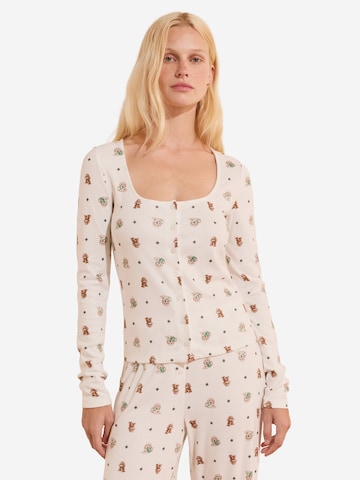 Camicia da notte 'Rita' di ETAM in beige: frontale
