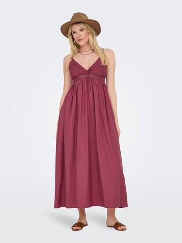 ONLY Kleid 'ONLBriar' in Rot