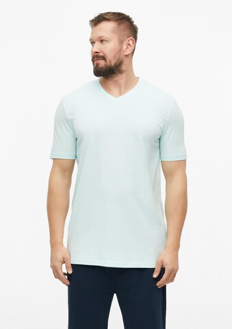s.Oliver Men Tall Sizes Shirt in Blue: front