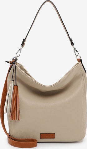 Emily & Noah Schoudertas ' Bibi ' in Beige: voorkant