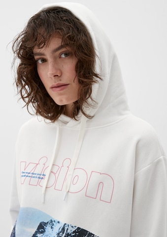 s.Oliver Sweatshirt in Wit