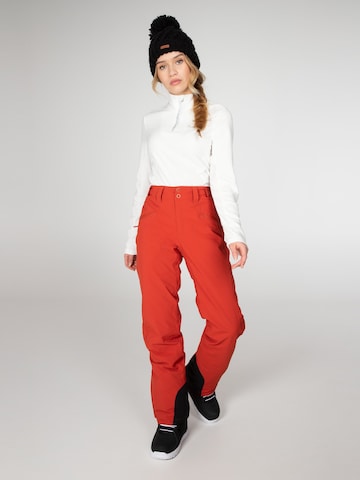 Coupe slim Pantalon de sport 'KENSINGTON' PROTEST en rouge : devant