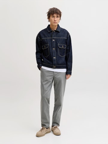 JACK & JONES regular Lærredsbukser i grå