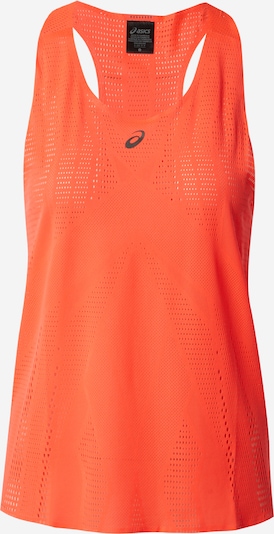 ASICS Sporttop 'METARUN' in orangerot / schwarz, Produktansicht