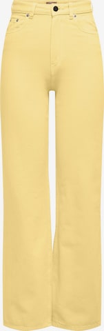 ONLY Wide leg Jeans 'CAMILLE' in Yellow: front