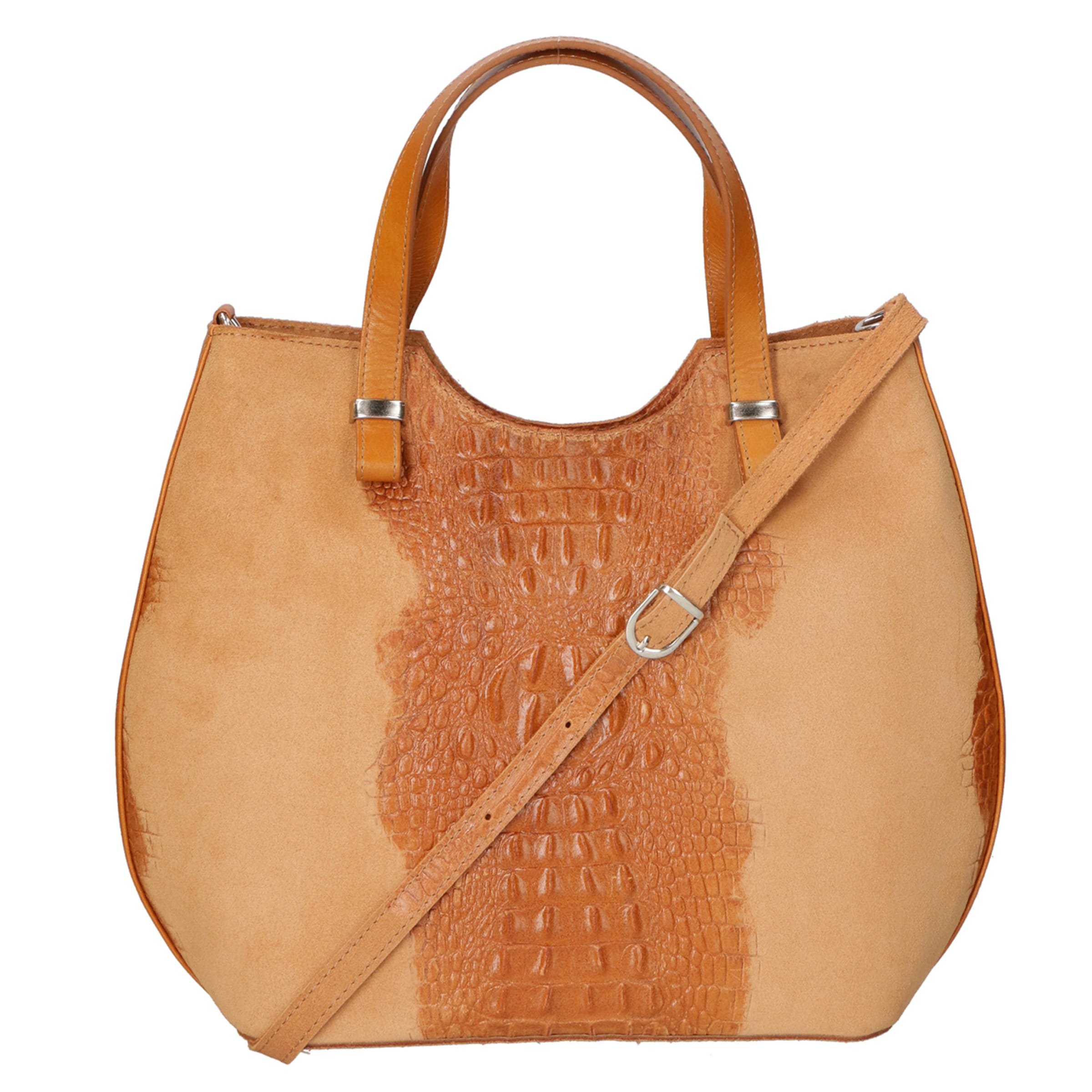 Gave Lux Handtas in Bruin: voorkant