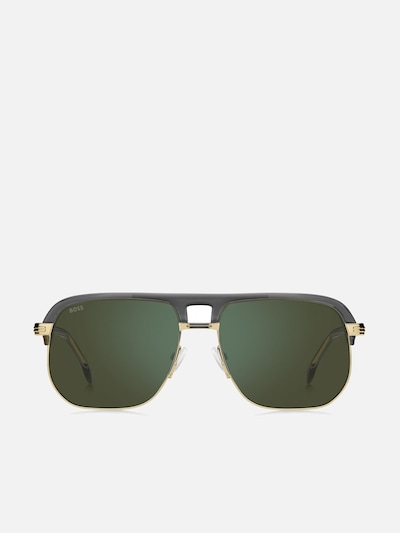 HUGO BOSS Zonnebril 'Hugo Boss BOSS 1752/S Grey gold 59/17/150 MAN Sunglasses' in 59 in de kleur Grijs, Productweergave