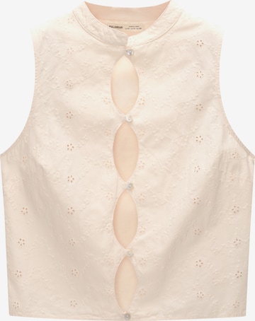 Pull&Bear Pusero värissä vaaleanpunainen: etupuoli