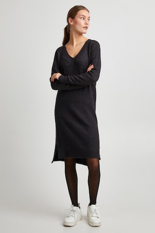 Oxmo Knitted dress 'Ida' in Grey