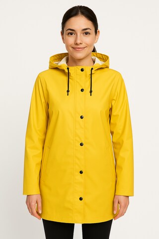 ONLY Between-Seasons Coat in Yellow: front