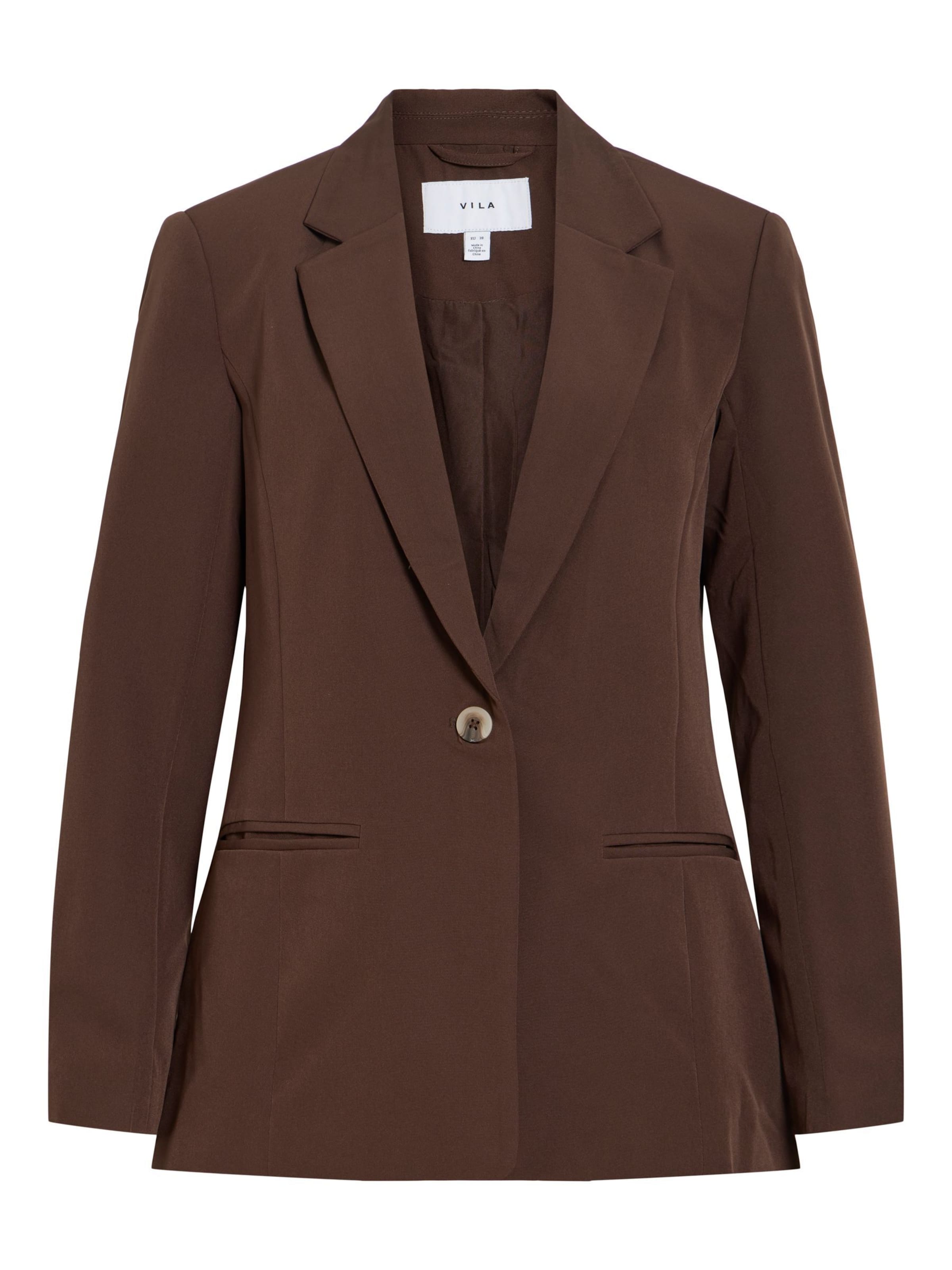 VILA Blazer 'VILOWNY' in Brown: front