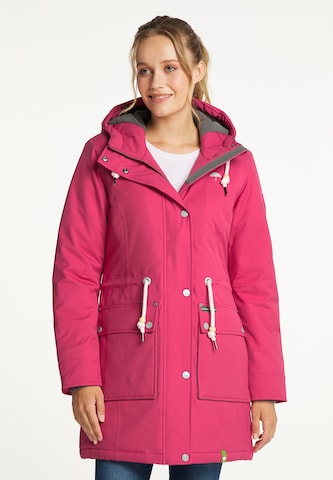 Schmuddelwedda Zimska jakna | roza barva: sprednja stran