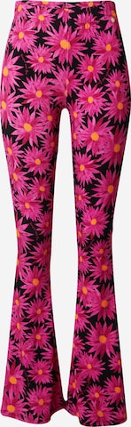 Harper & Yve Flared Broek in Roze: voorkant