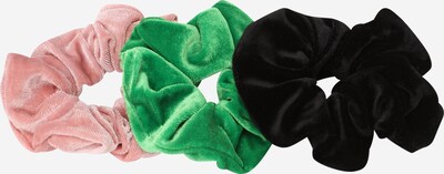 PIECES Haarsieraden 'SANNA' in de kleur Groen / Pink / Zwart, Productweergave