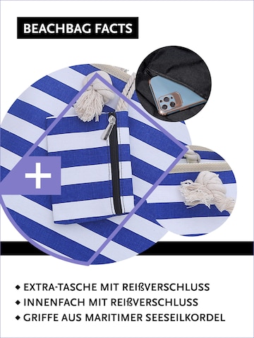DonDon Beach Bag in Blue