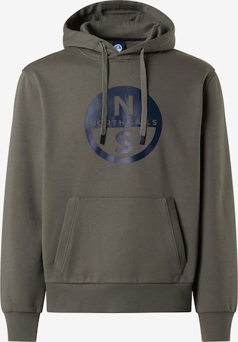 Sweat-shirt North Sails en gris : devant