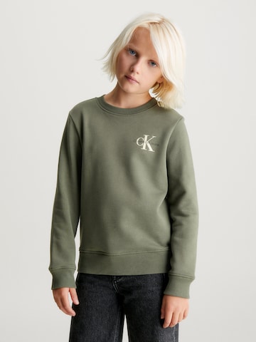 Calvin Klein Jeans Sweatshirt in Green