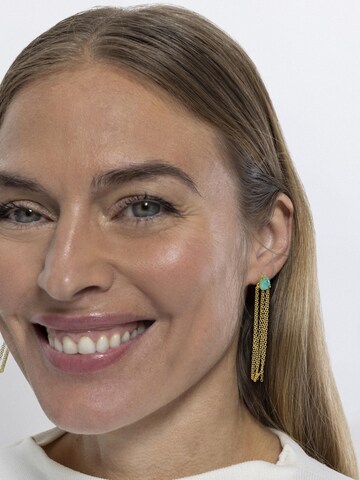 Luxenter Örhängen 'Egah' i guld: framsida