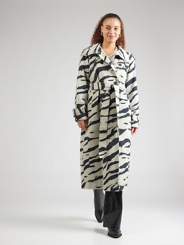 TOPSHOP Tussenmantel 'Selina' in Zwart: voorkant