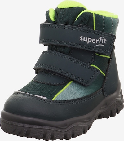 SUPERFIT Bota 'Husky+' em verde néon / verde claro / verde escuro / preto, Vista do artigo