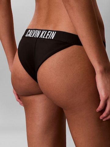 Bas de bikini 'Intense Power' Calvin Klein Swimwear en noir