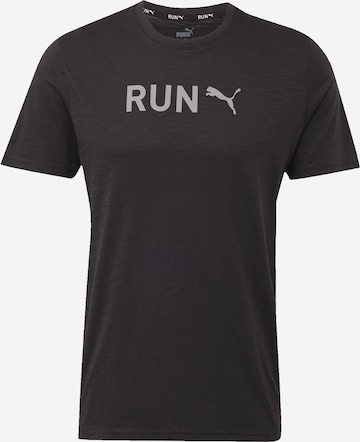 T-Shirt fonctionnel PUMA en noir : devant