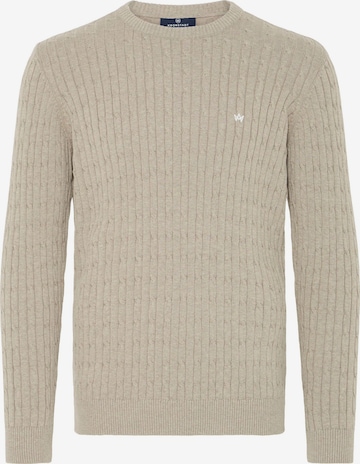Kronstadt Trui 'Call' in Beige: voorkant