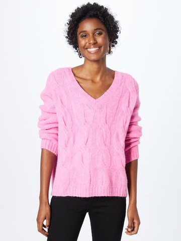 Zwillingsherz Sweater 'Fiona' in Pink: front