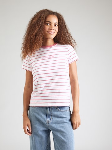 rožinė GUESS JEANS Marškinėliai: priekis