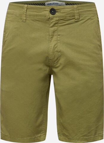 BLEND Chino Pants in Green: front