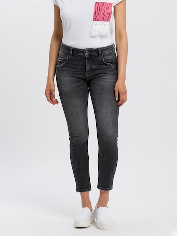 Cross Jeans Skinny Jeans 'Tanya' in Schwarz: predná strana