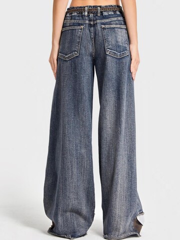 IT'S BASIC Wide leg Jeans 'Palazzo High Rise Jeans' in Blue